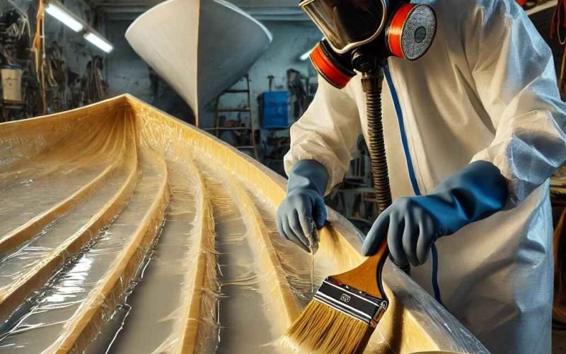 pembuatan kapal dengan resin poliester